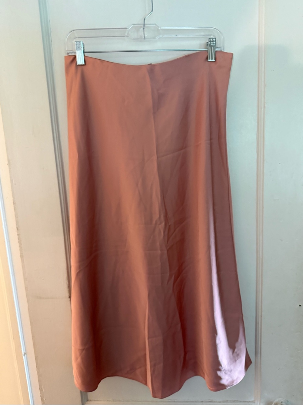 J. Crew Maxi A-Line Skirt in Dusty Rose